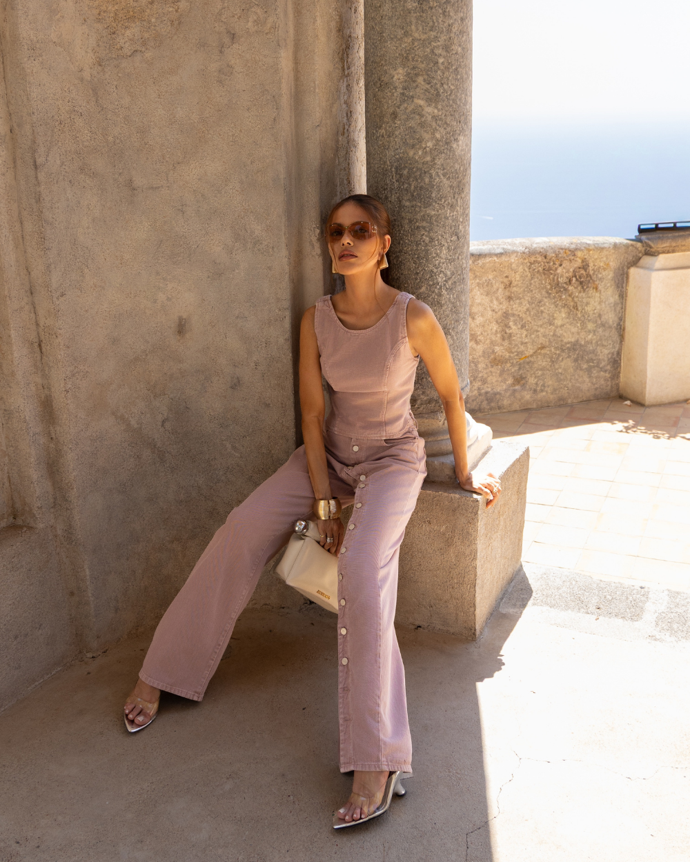 Jeans Balloon Positano Rose