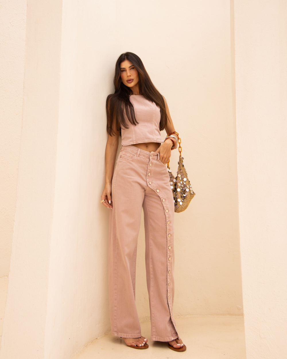 Jeans Balloon Positano Rose