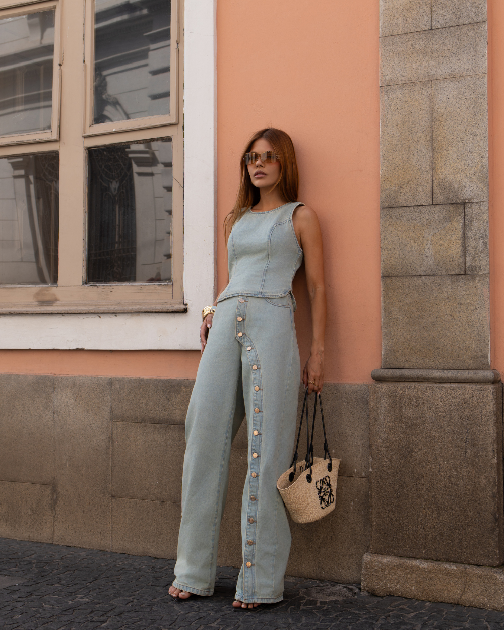 Blusa Positano Claro Vintage