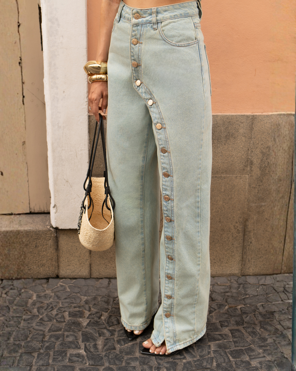 Jeans Balloon Positano Claro Vintage