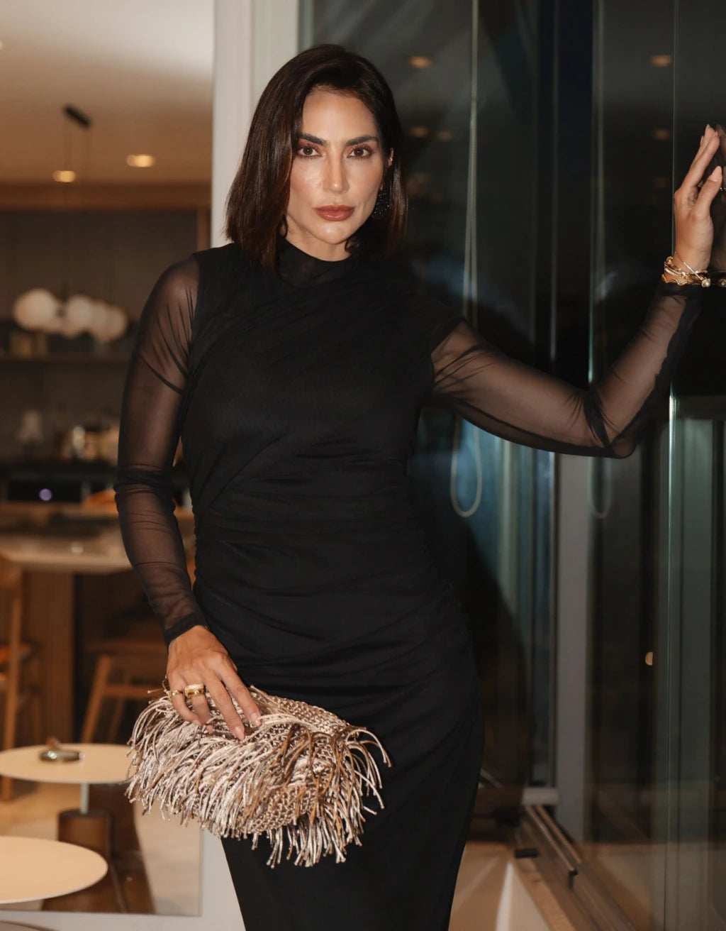 Vestido Dublin Negro Alanis