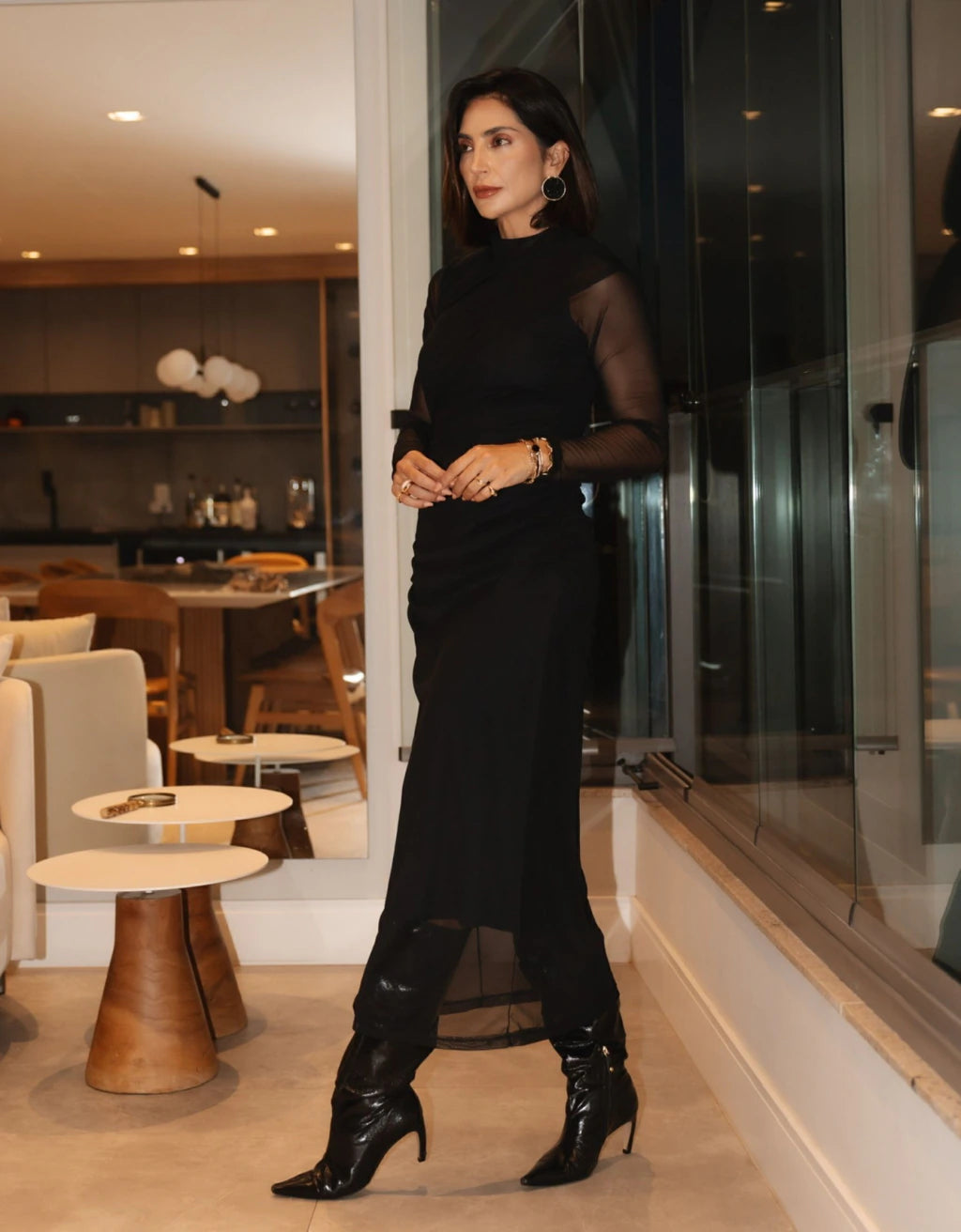Vestido Dublin Negro Alanis