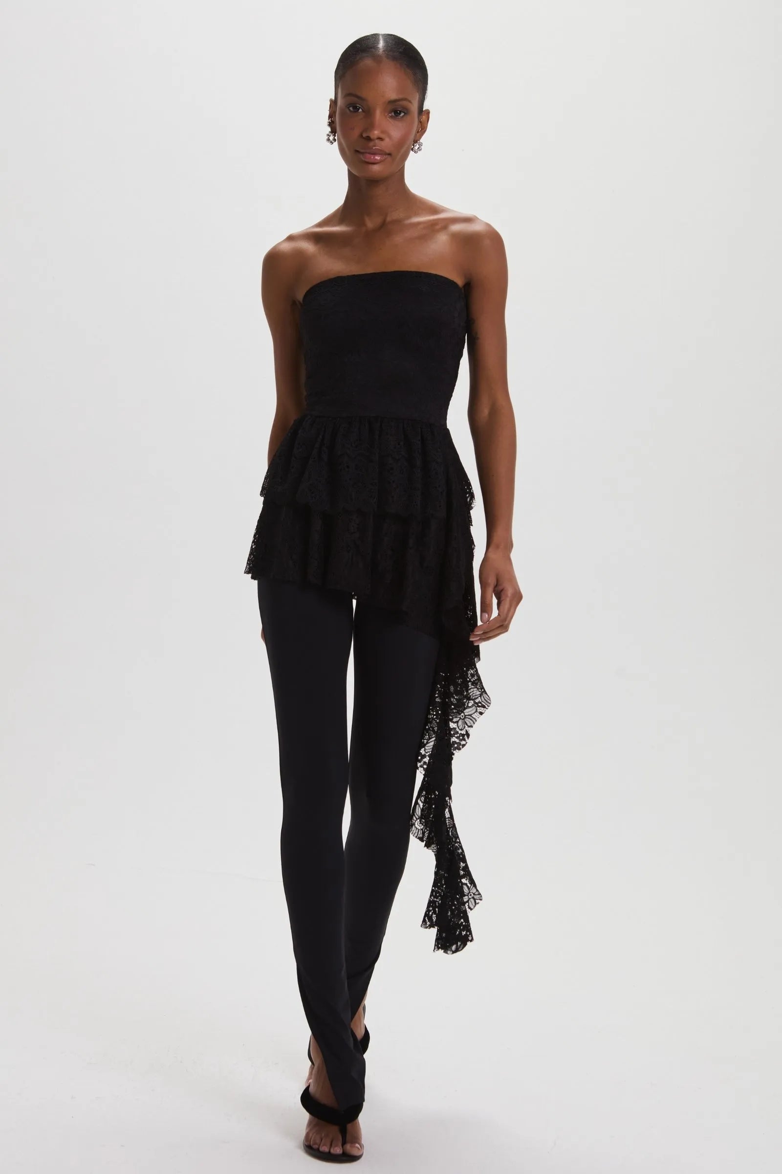 Blusa Strapless Laila Negra Leblog
