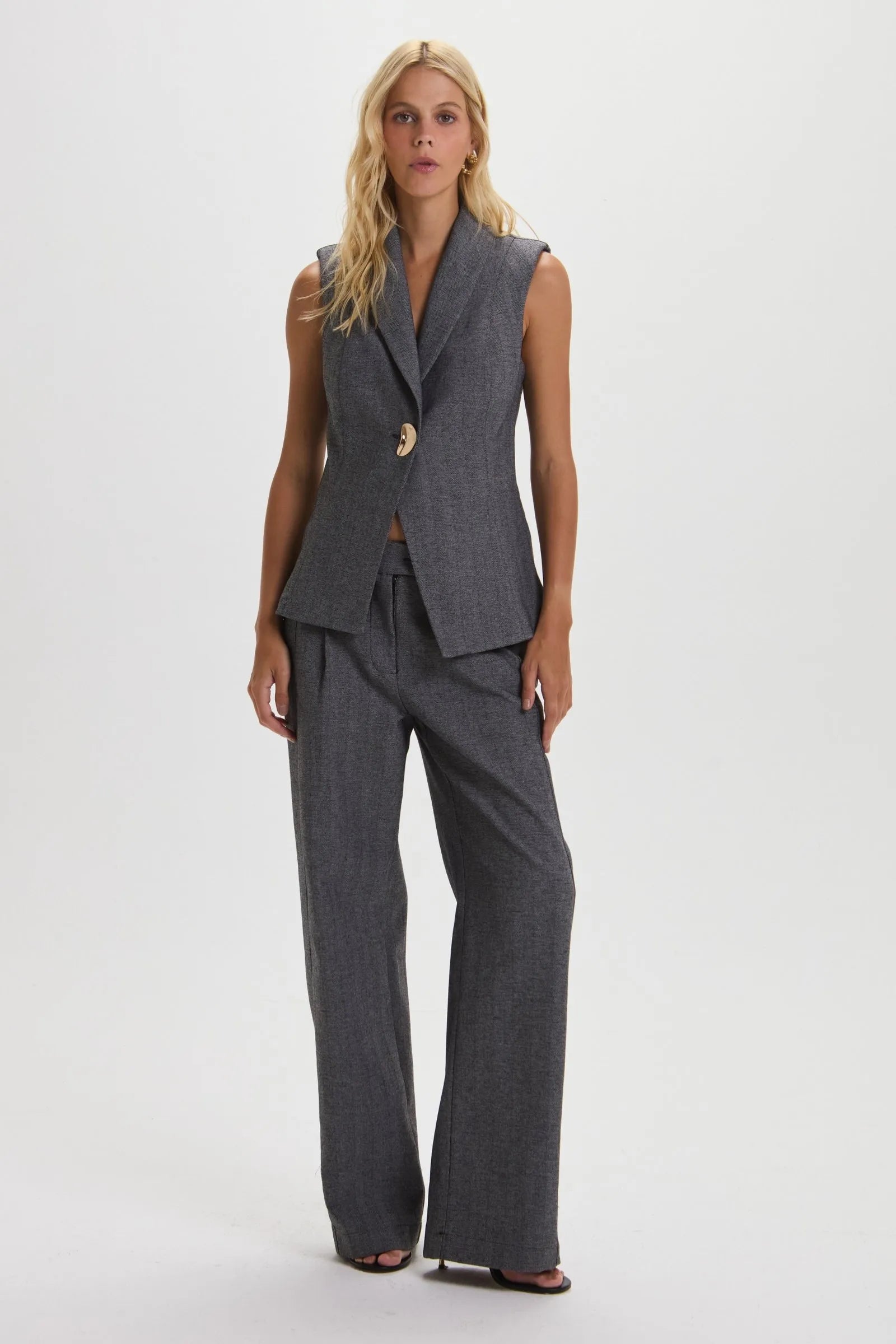 Pantalon Monica Gris Leblog