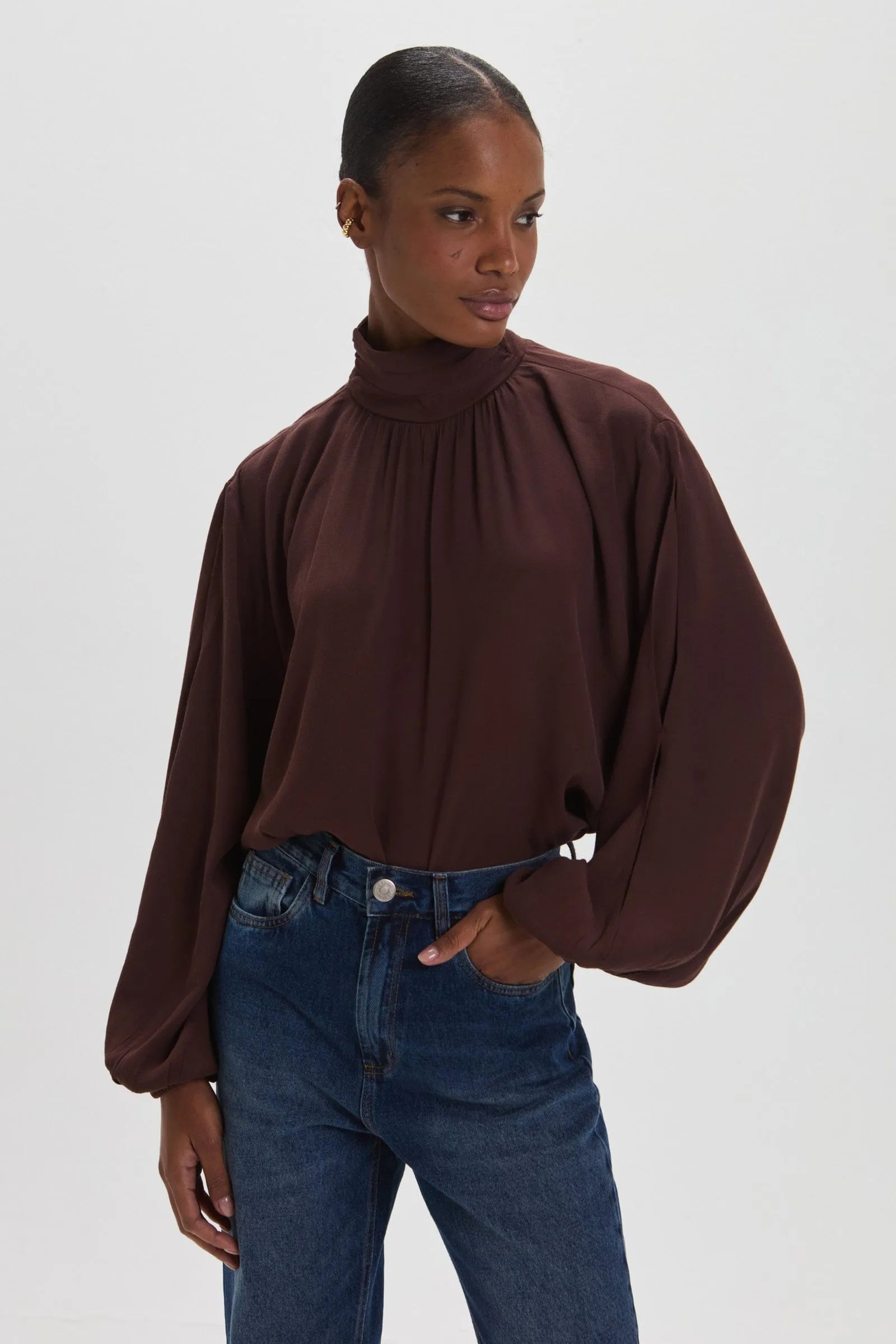 Blusa Andy Marron Leblog