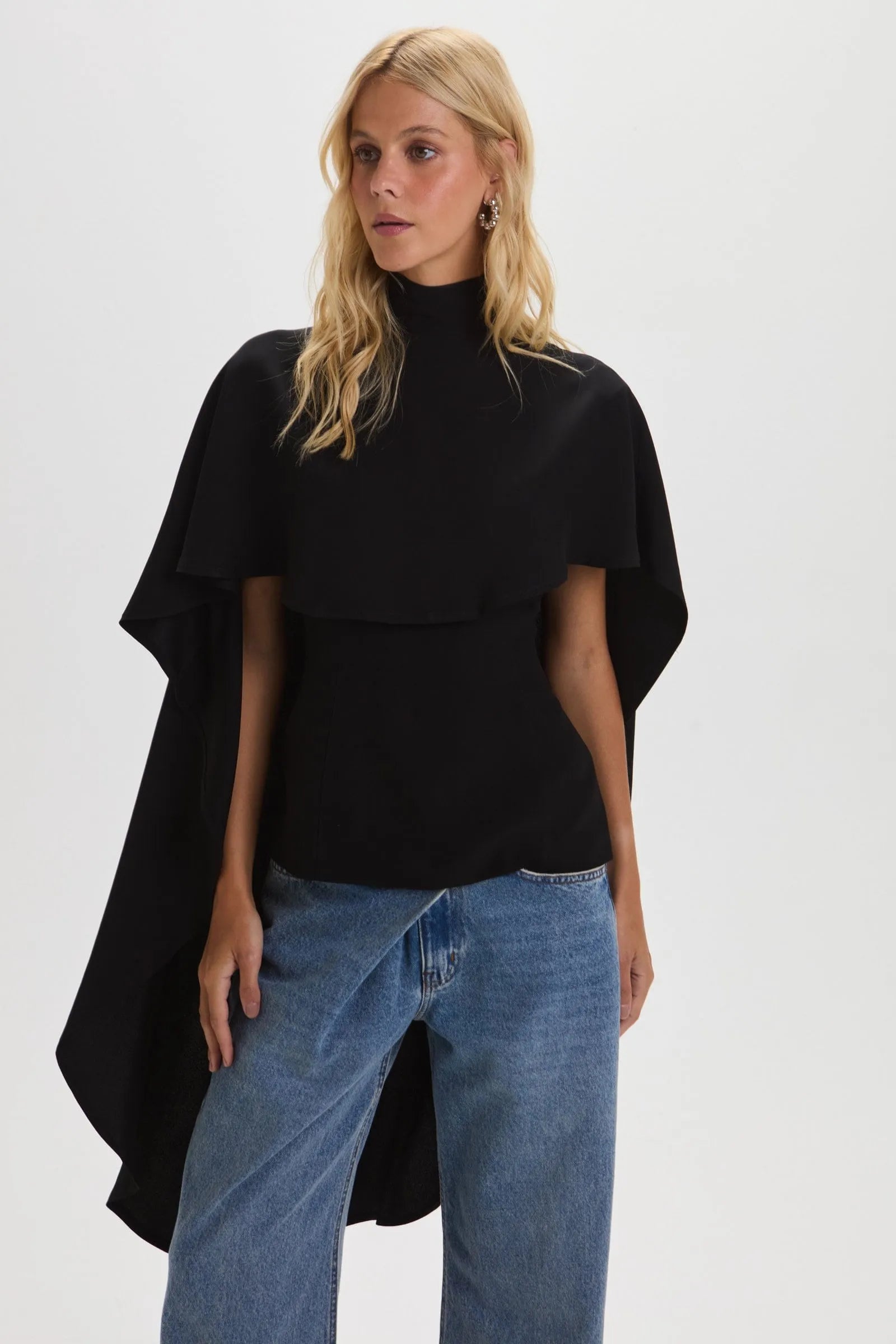 Blusa 2x1 Jade Negra Leblog
