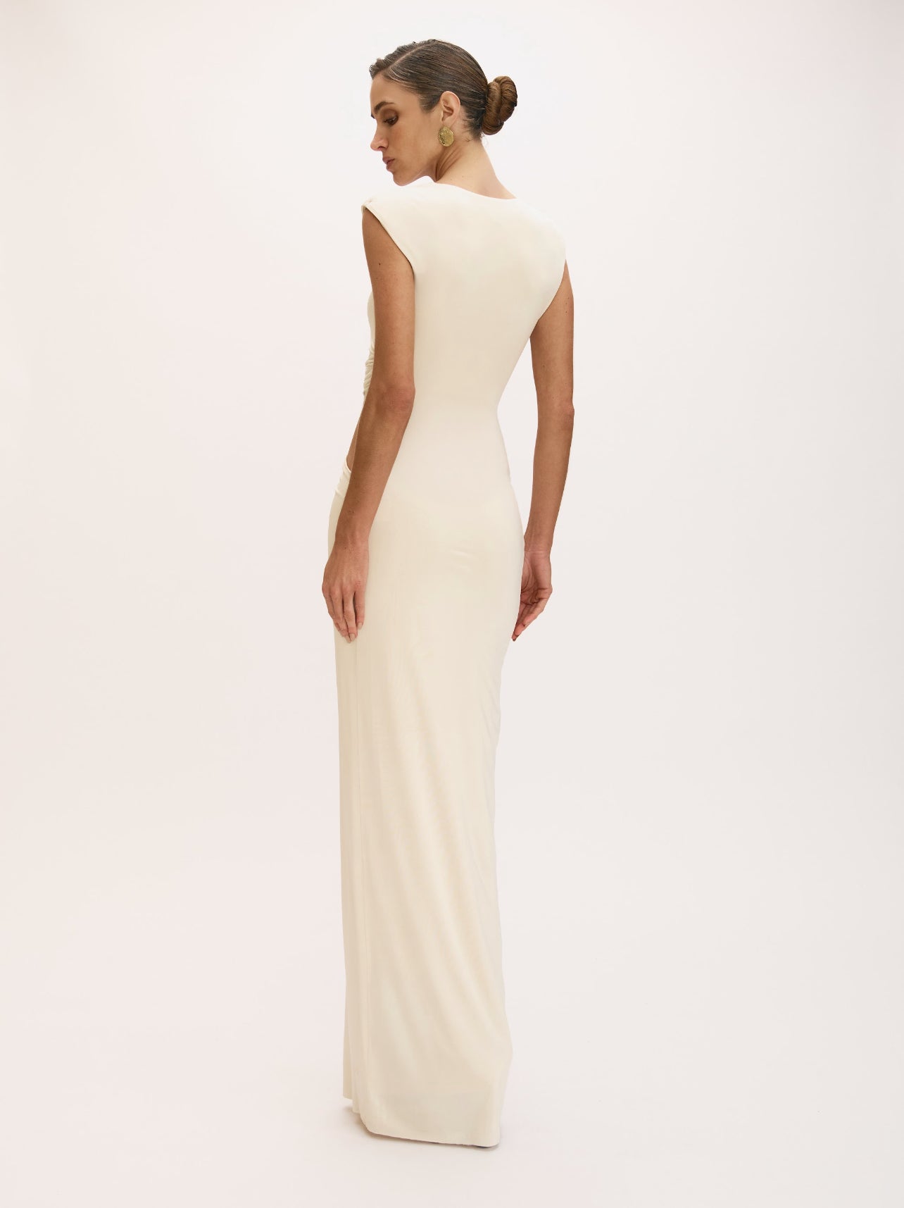 Vestido Valentina Marfim Oasis