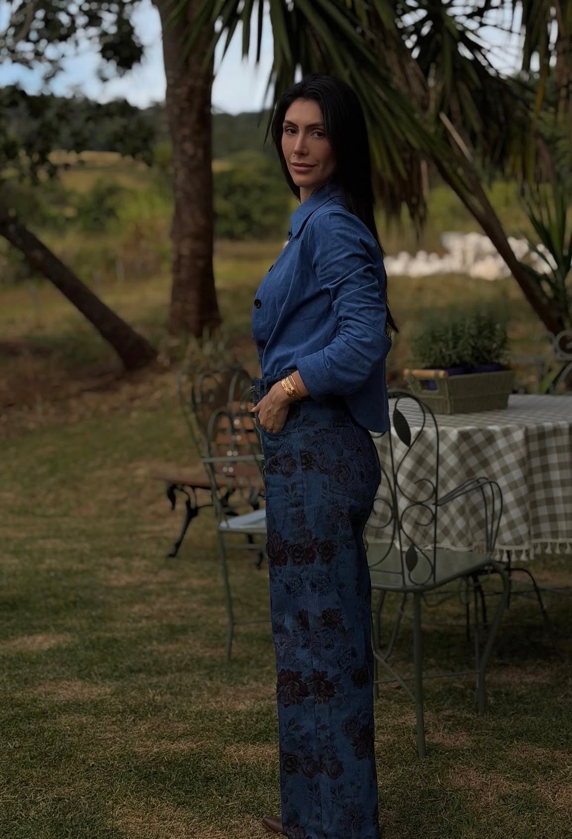 Pantalon Isabely Estampado Rock Lola