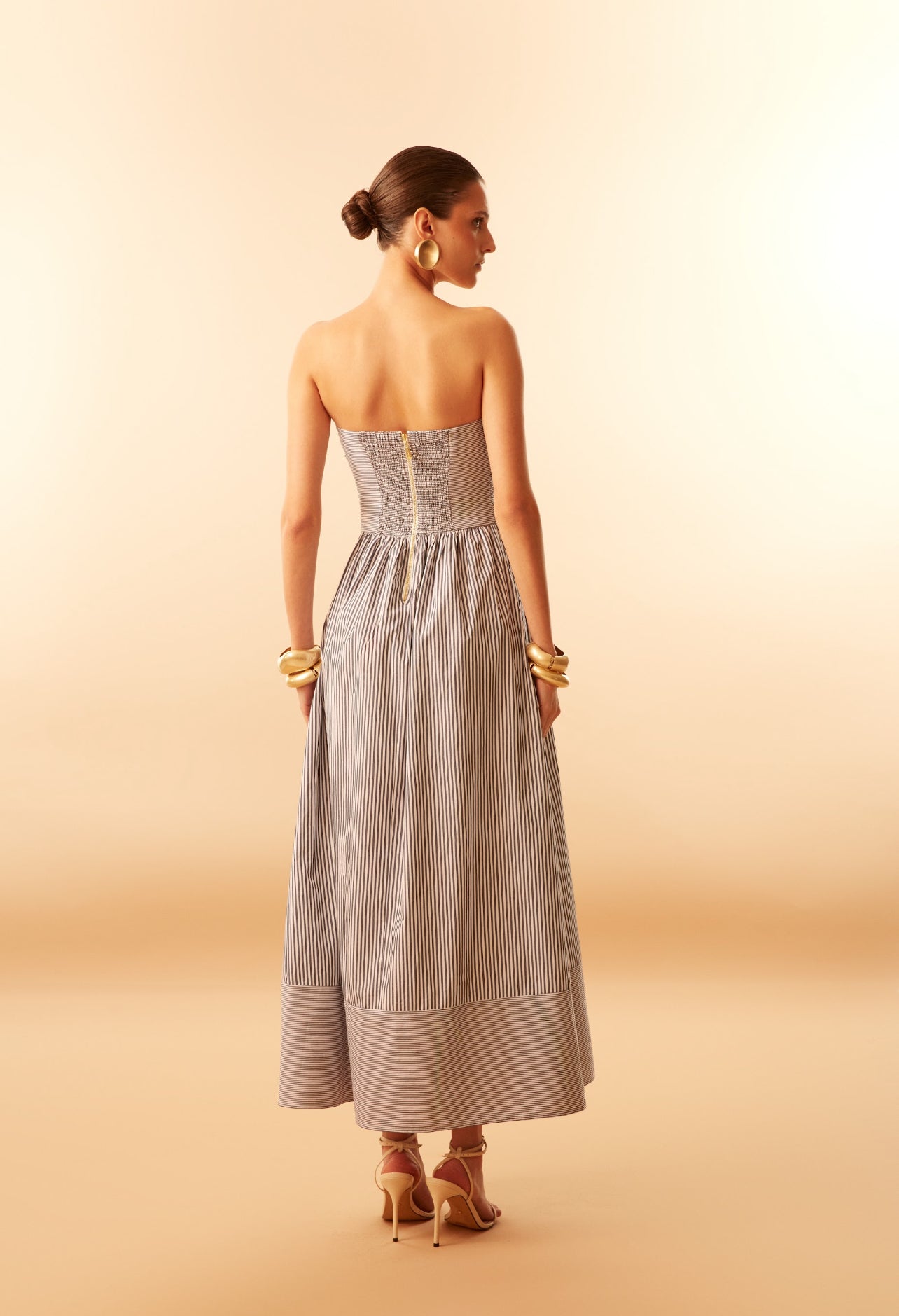 Vestido Hemilia Azul Rayas Rock Lola