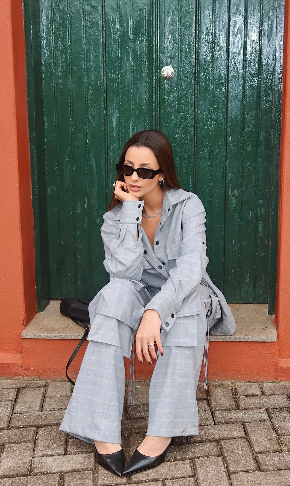Camisa Sophie Gris Leblog