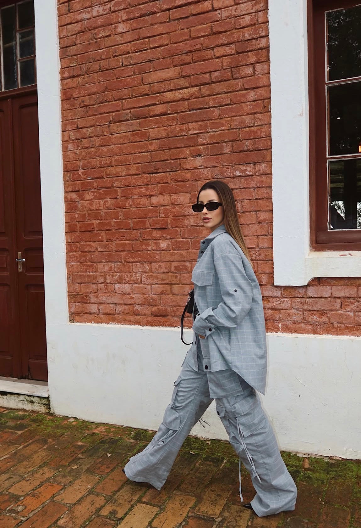 Camisa Sophie Gris Leblog