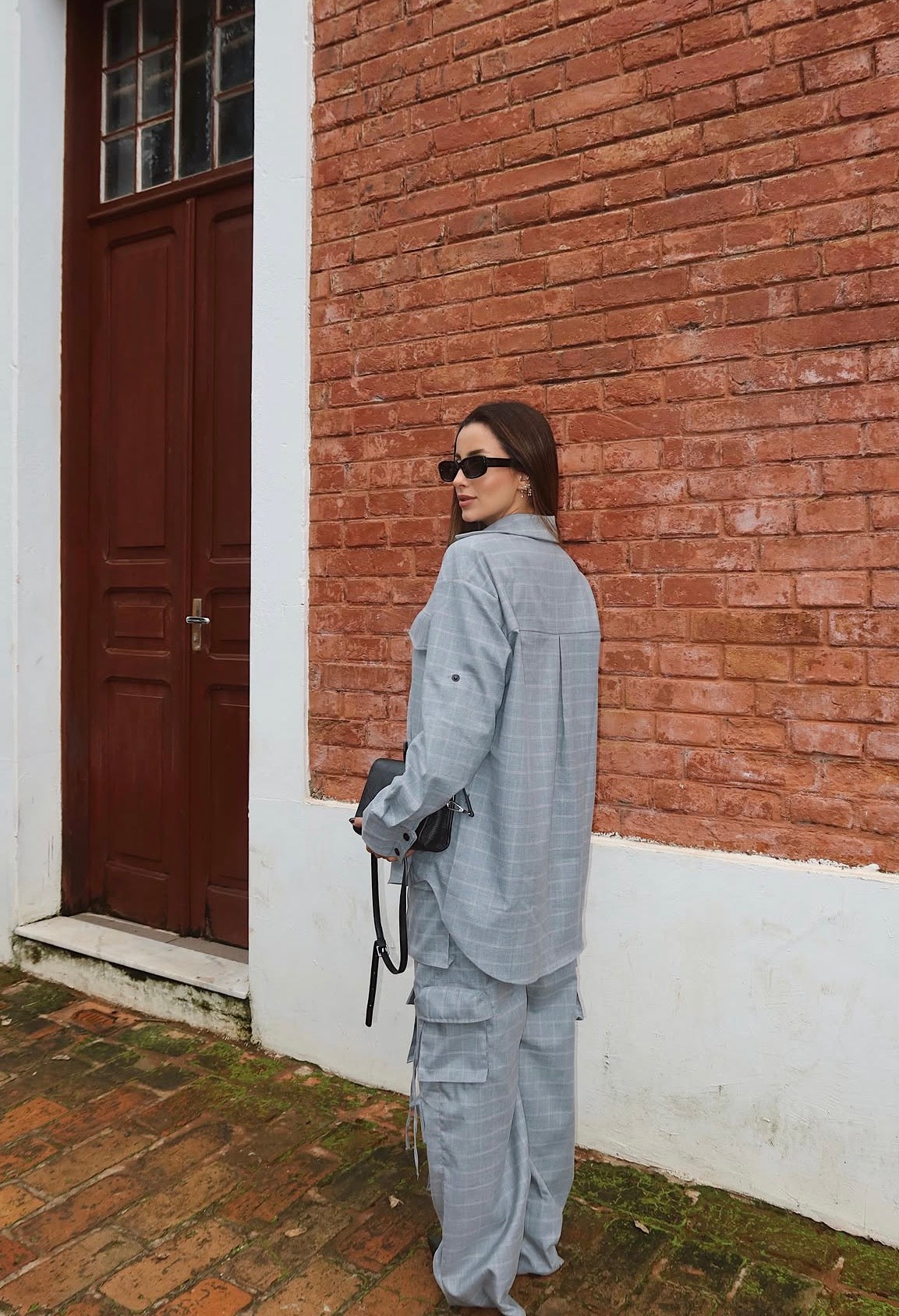 Camisa Sophie Gris Leblog