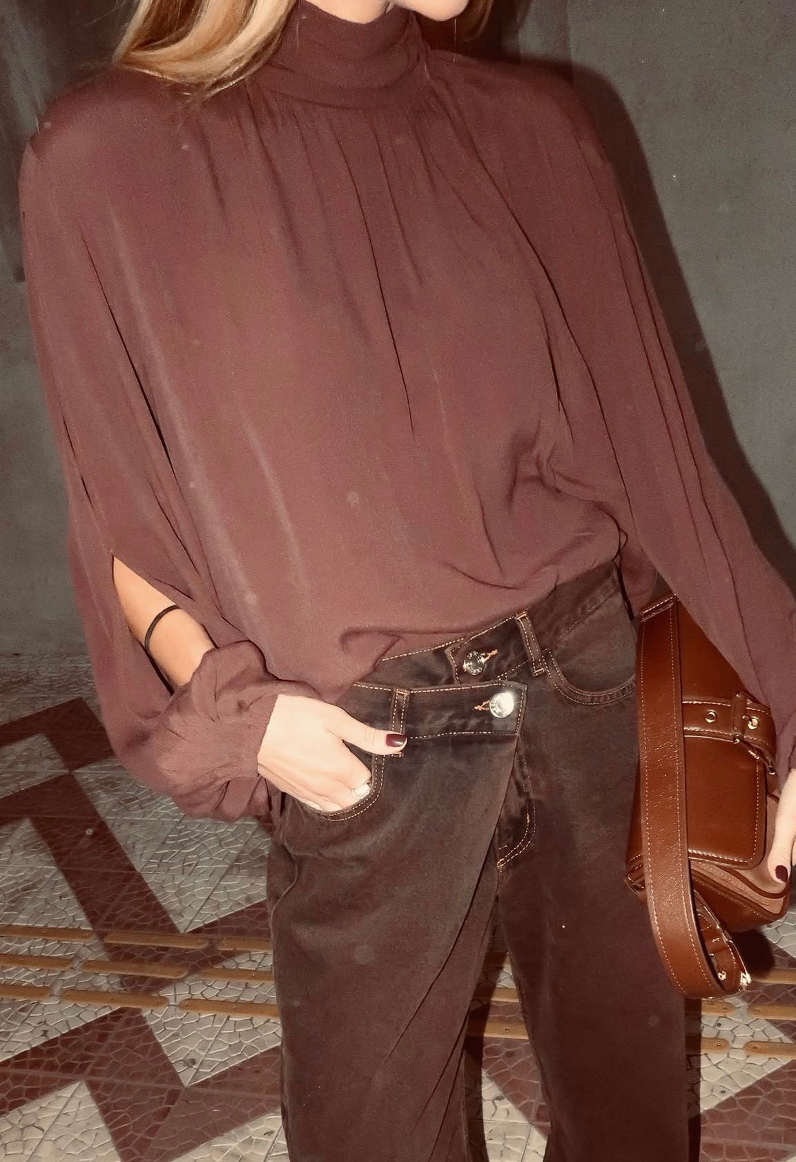 Blusa Andy Marron Leblog