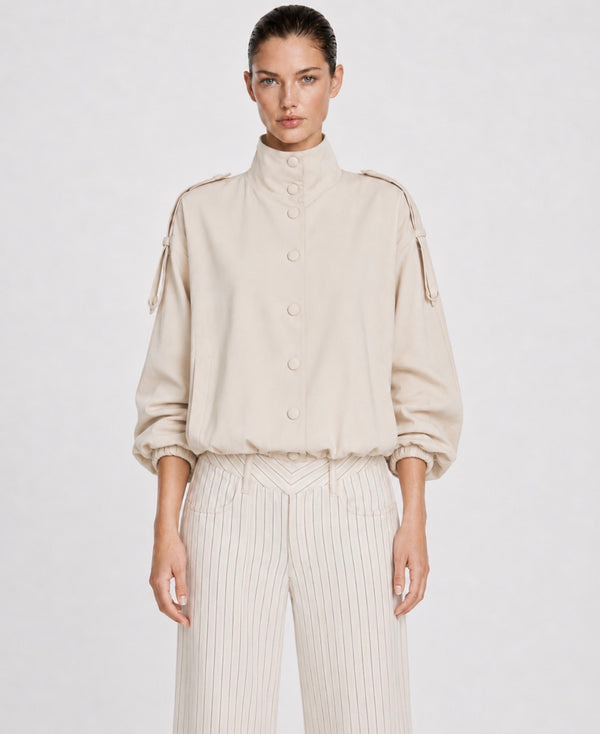 Bomber Olivia Beige Mysk