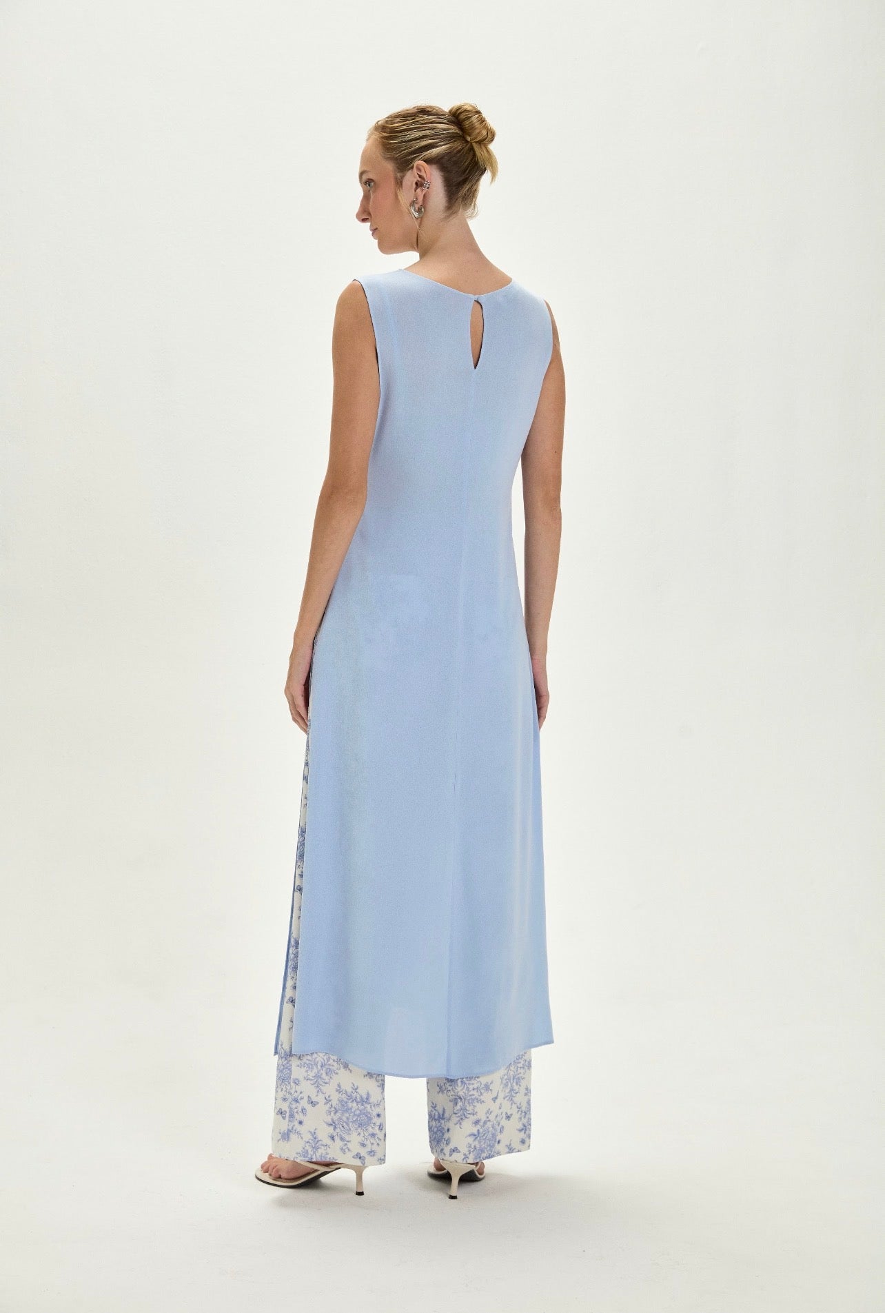 Blusa Milena Azul Leblog