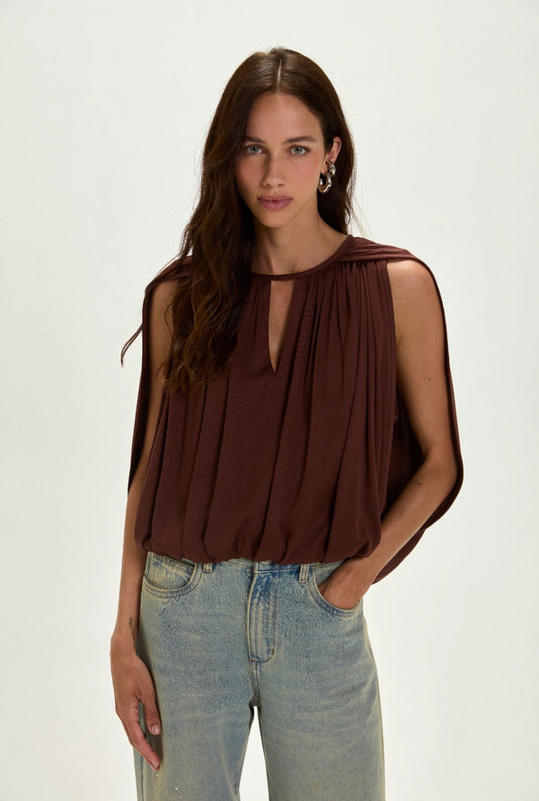 Blusa Cecilia Cafe Leblog