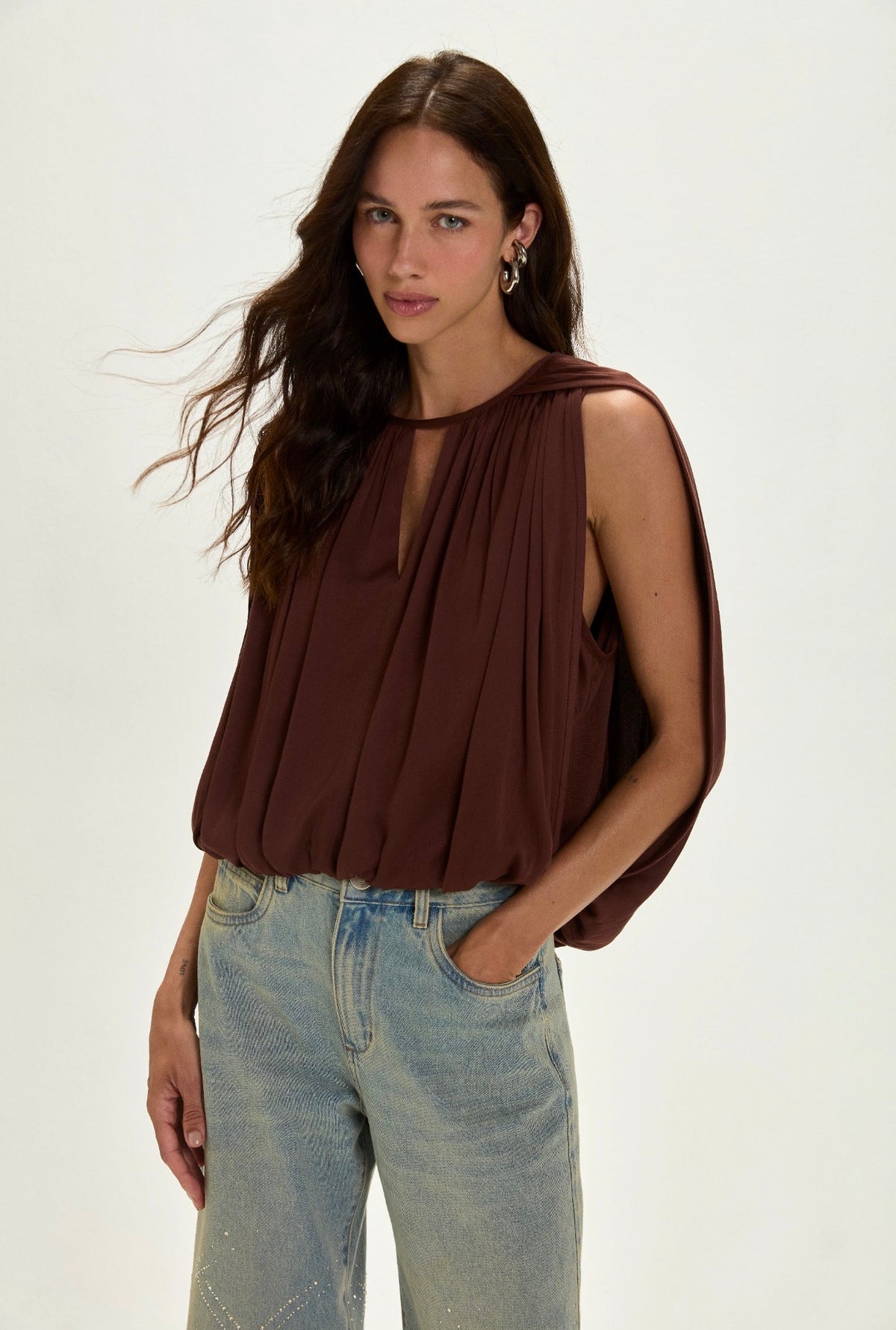 Blusa Cecilia Cafe Leblog