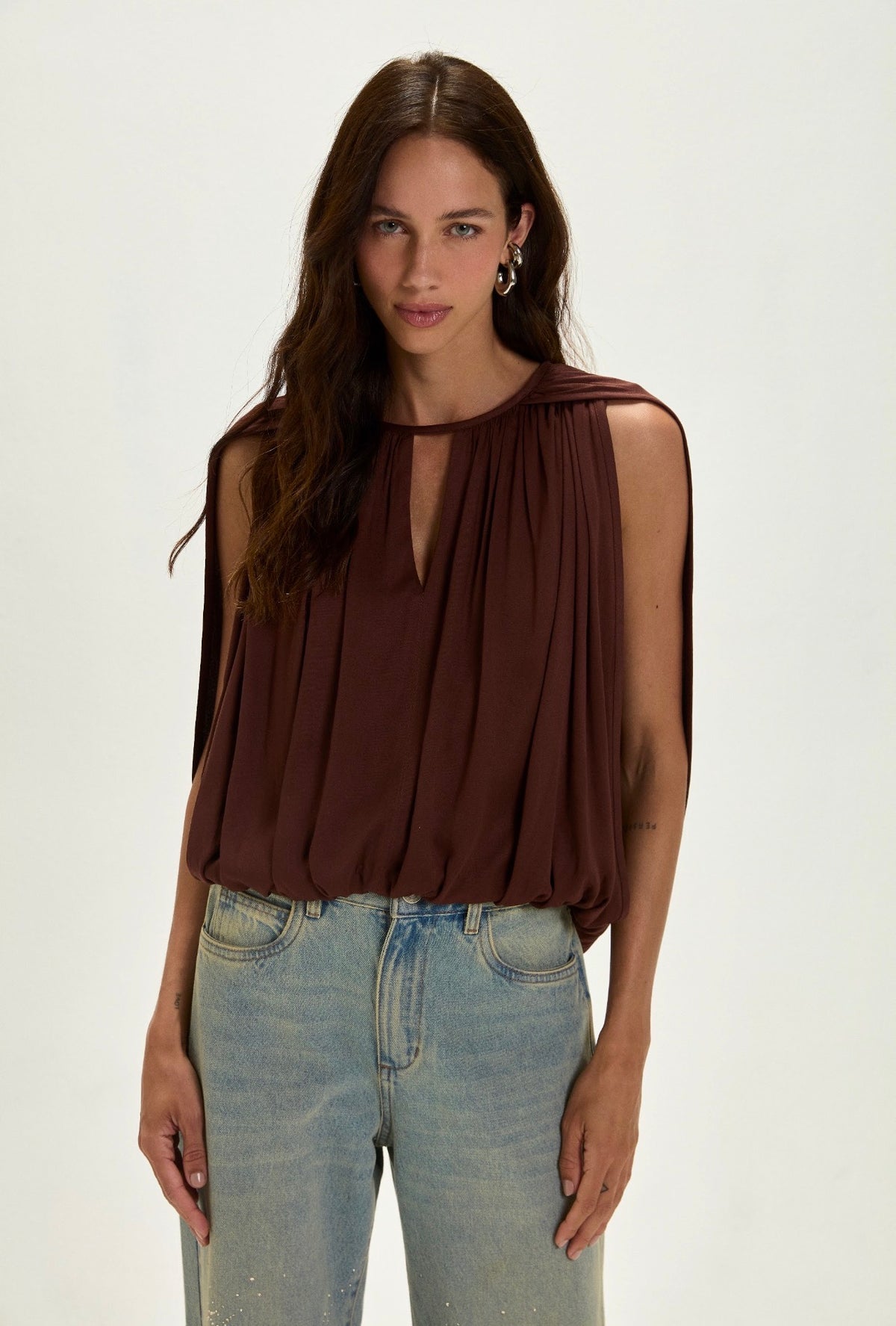 Blusa Cecilia Cafe Leblog