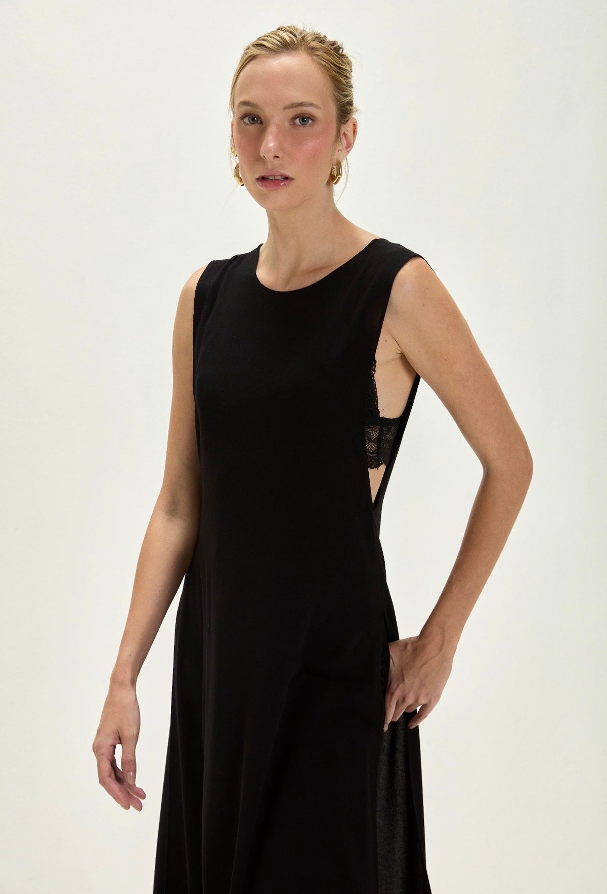 Blusa Milena Negra Leblog