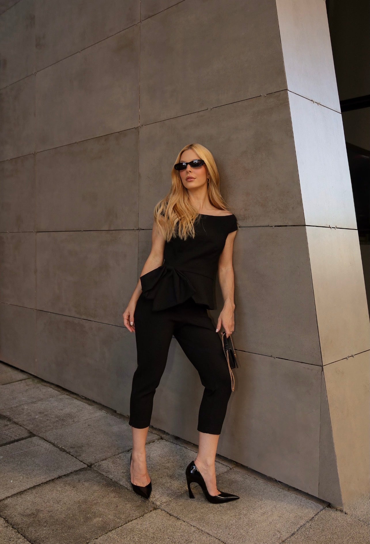 Pantalon Manoela Negro Leblog