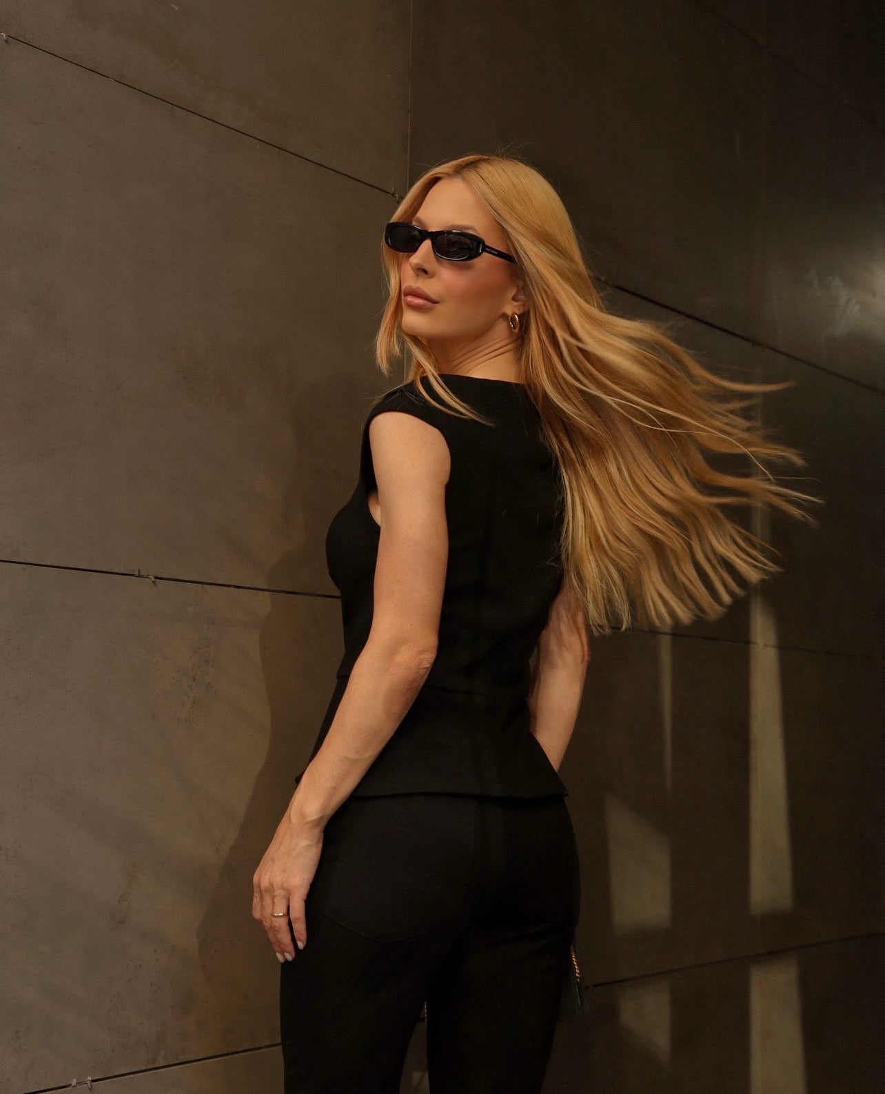 Pantalon Manoela Negro Leblog