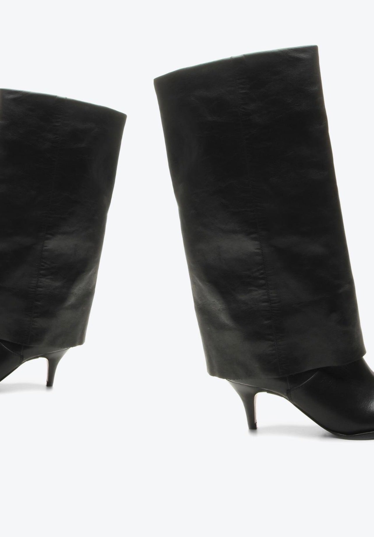 Bota Cuero Olivia Negra Vicenza