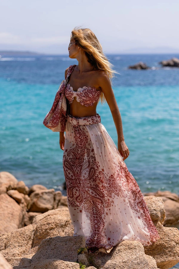 Falda Menorca Cherry Gapaz