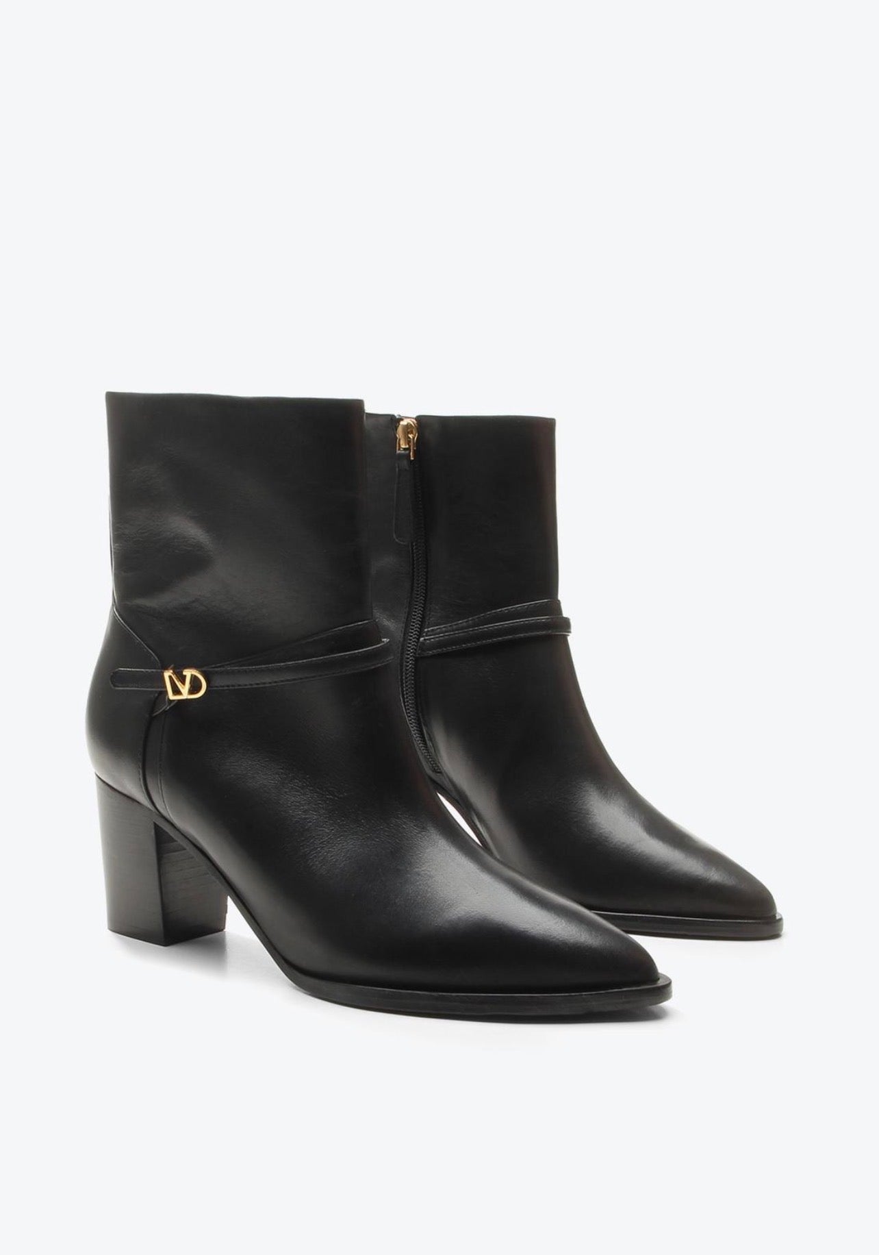 Bota Cuero Negra Vicenza