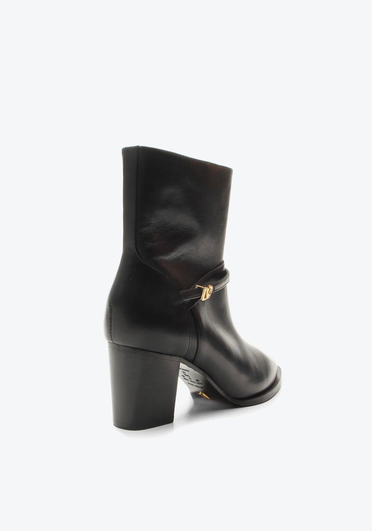 Bota Cuero Negra Vicenza