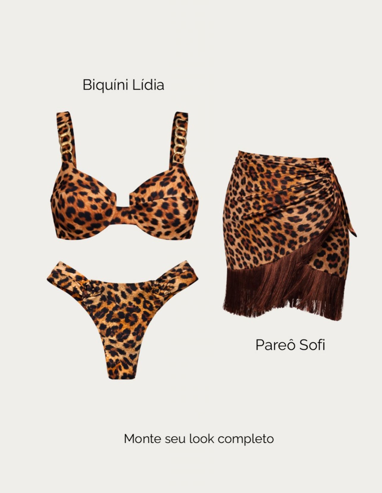 Falda Pareo Sofi Print Saue