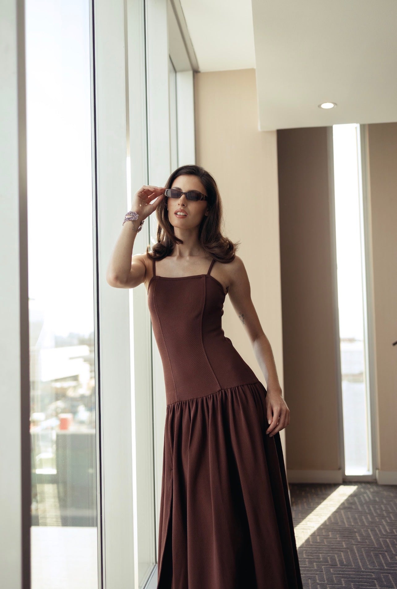 Vestido Marron Zen - 11627