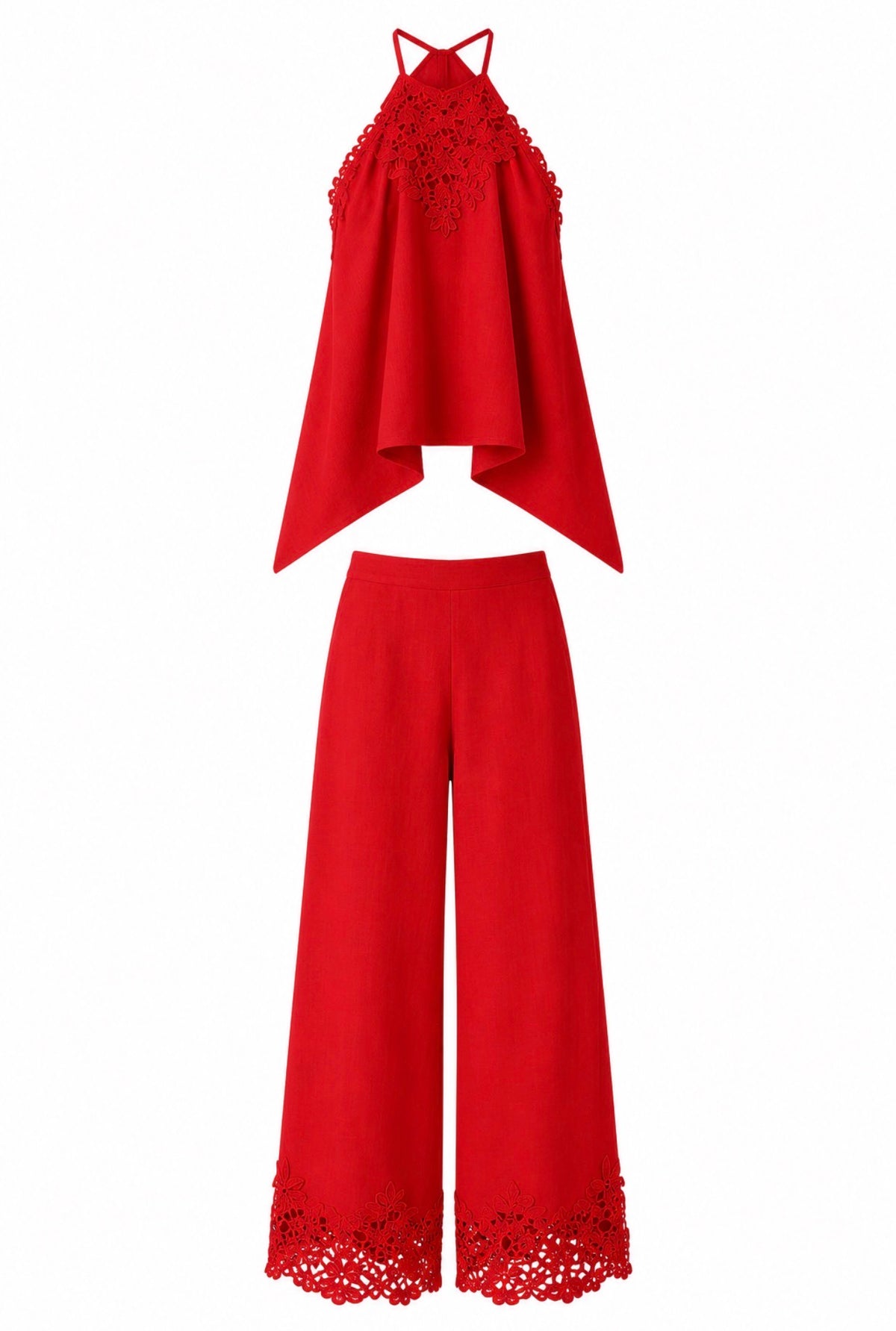Conjunto Carla Lino Rojo