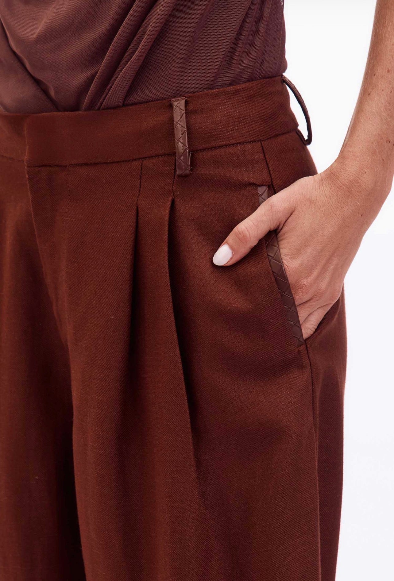 Pantalon Nina Marron Oasis