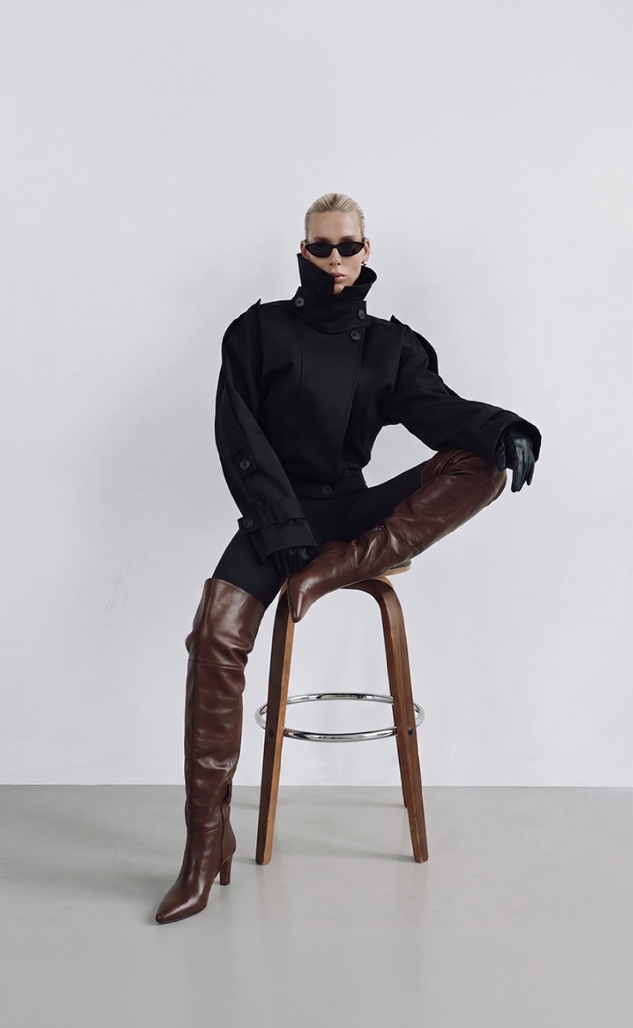 Bota Over the Knee Cuero Café LB - 211