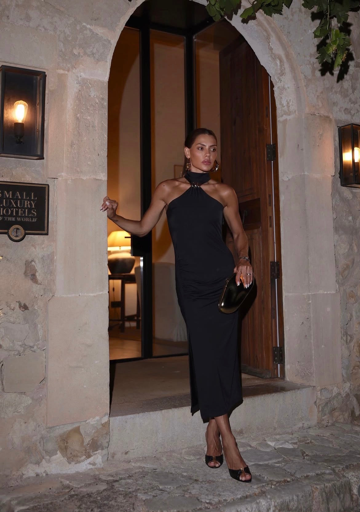 Vestido Stefanos Negro Alanis