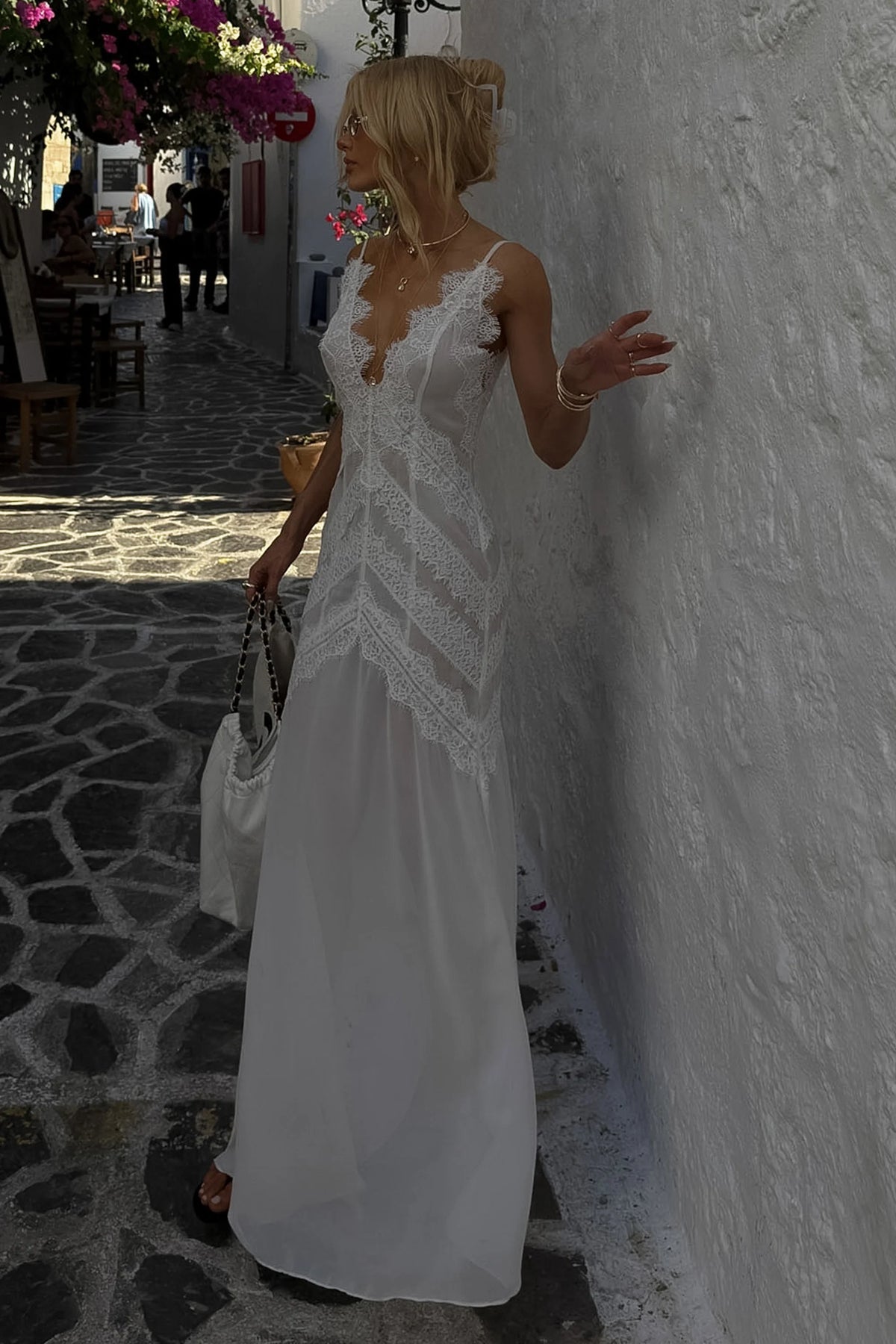 Vestido Encaje Off - 11733