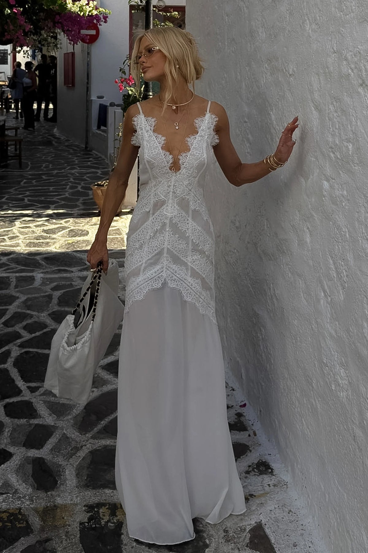 Vestido Encaje Off - 11733