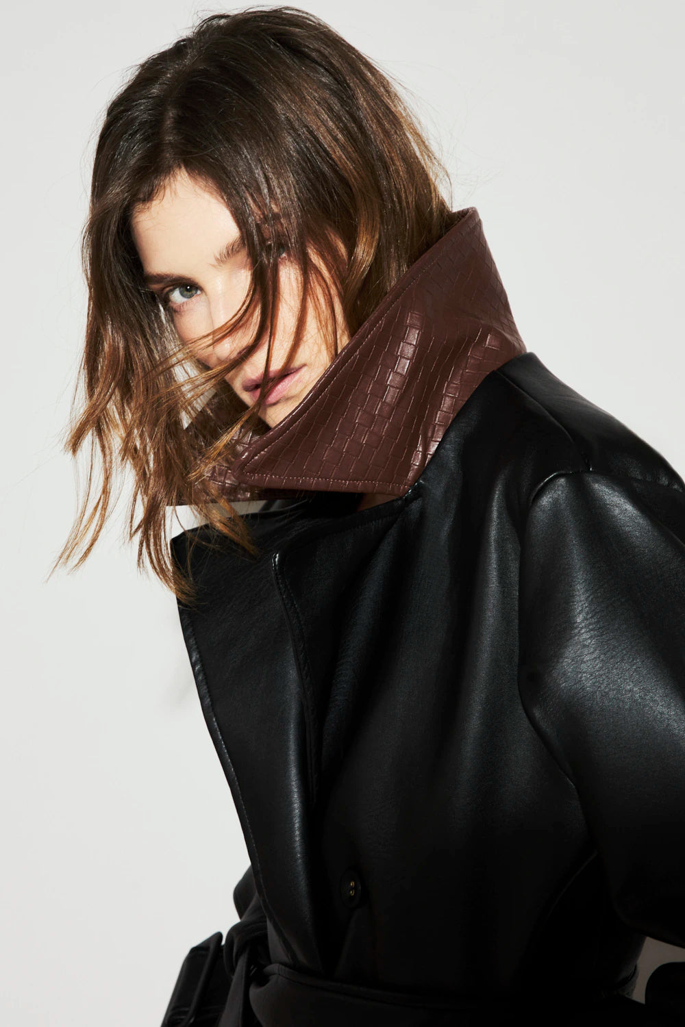 Trench Coat Lia Negro Rock Lola