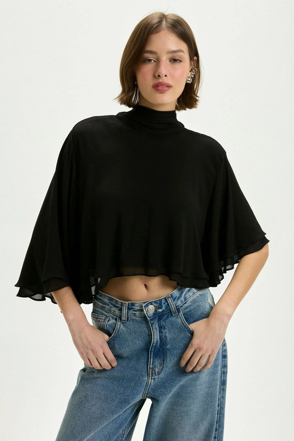 Blusa Yara Negra Leblog