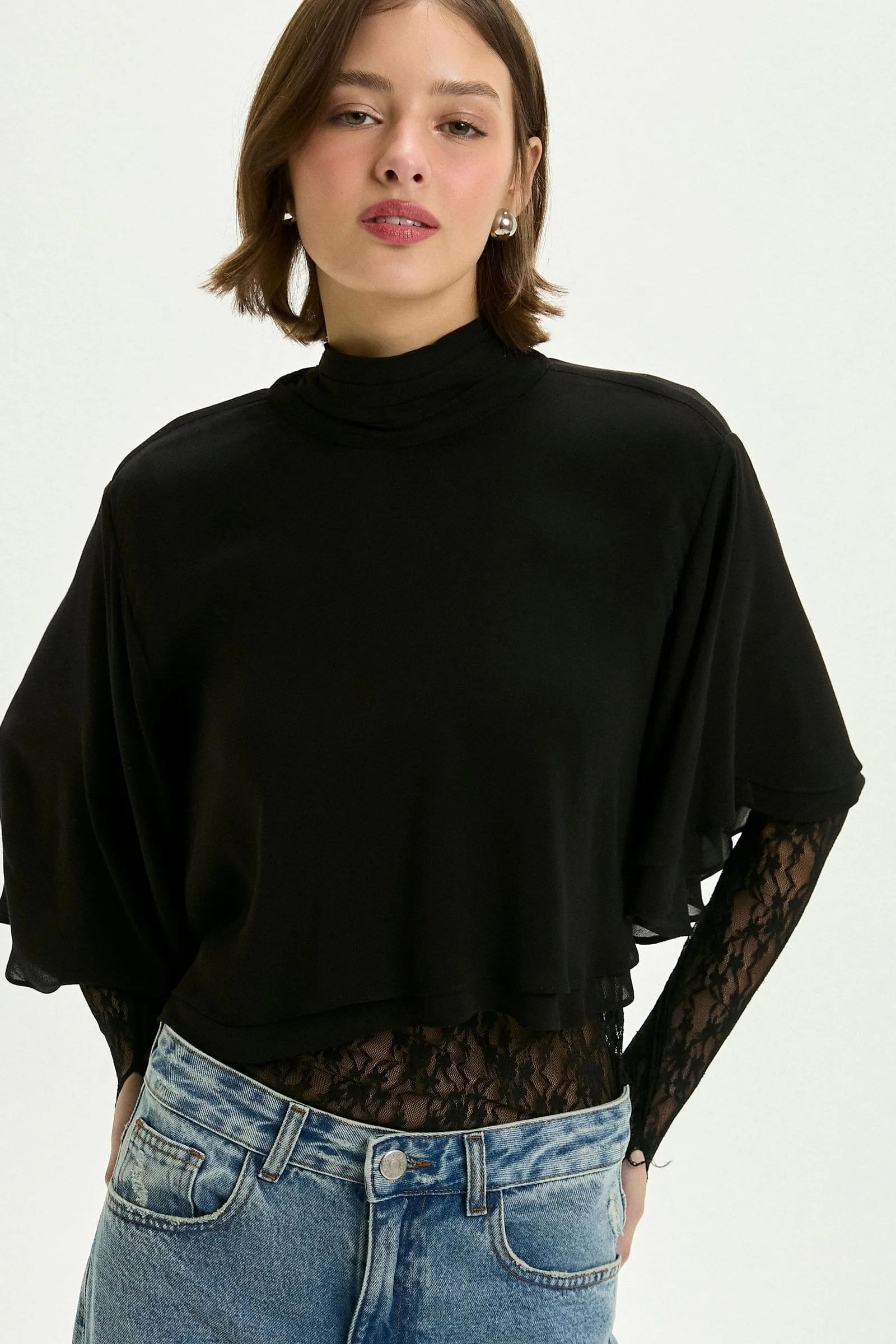 Blusa Yara Negra Leblog