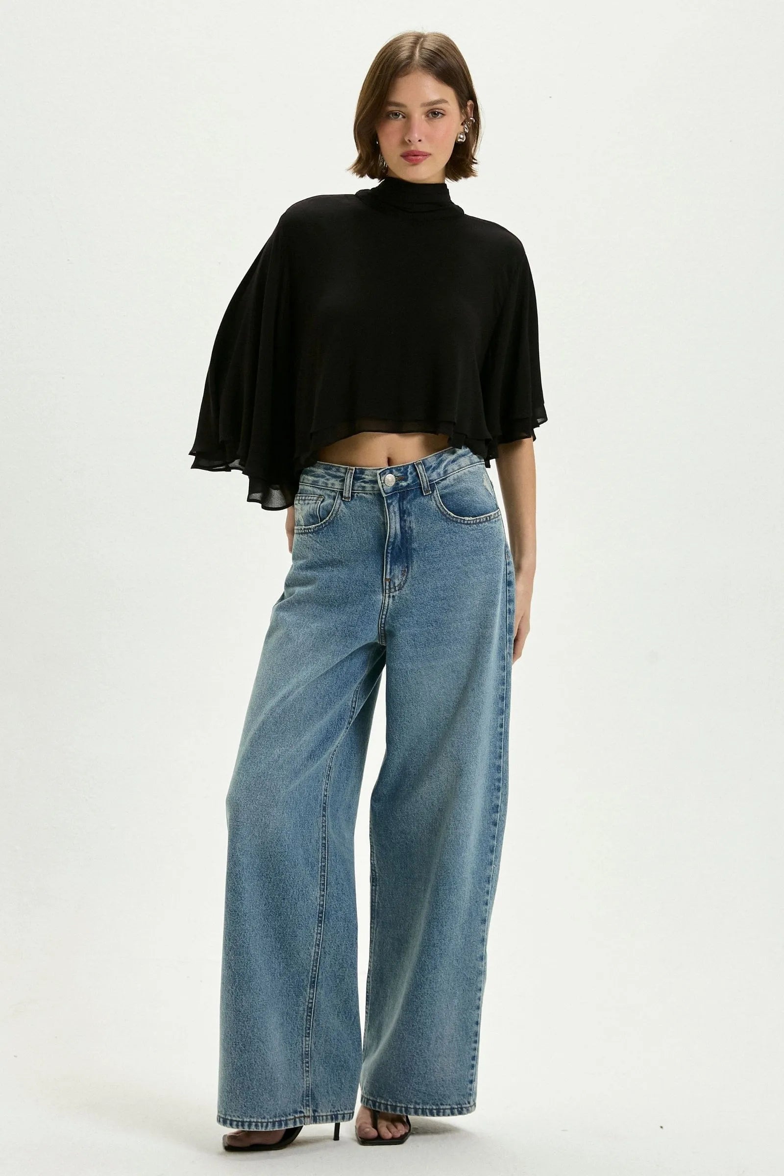 Blusa Yara Negra Leblog