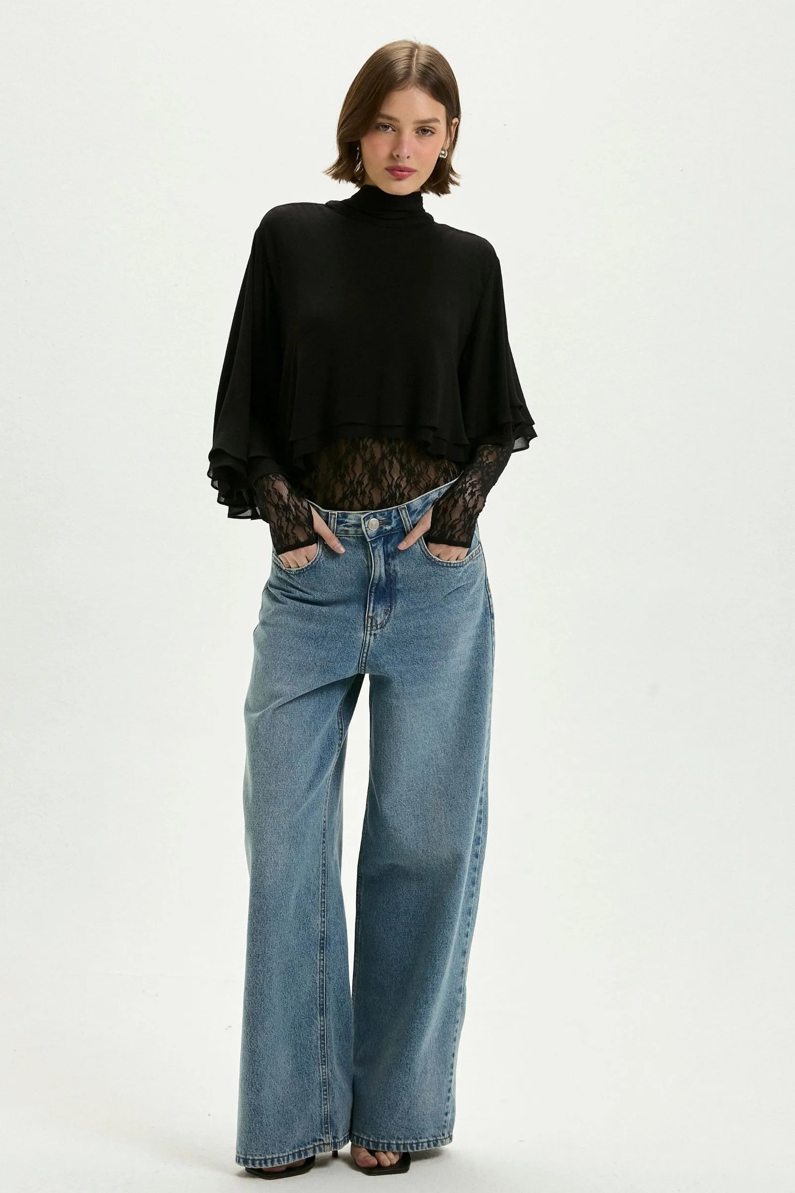 Blusa Yara Negra Leblog
