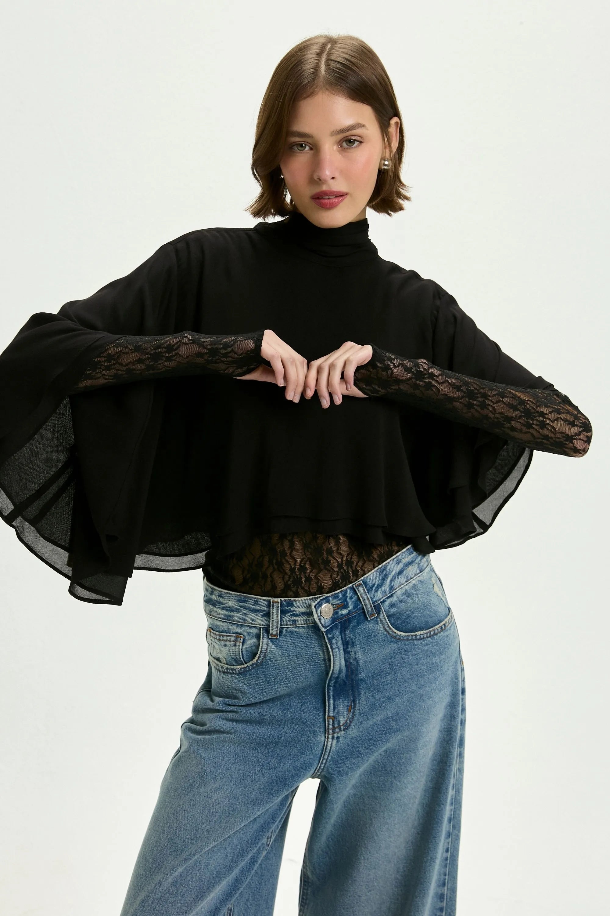 Blusa Ariel Negra Leblog