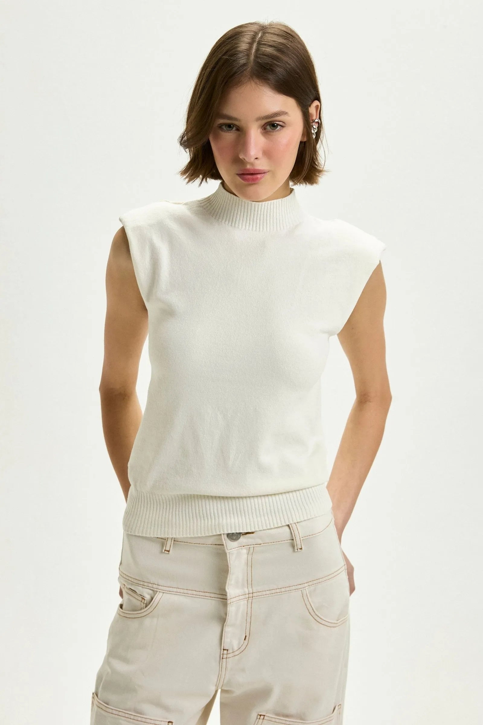 Blusa Vera Off Leblog