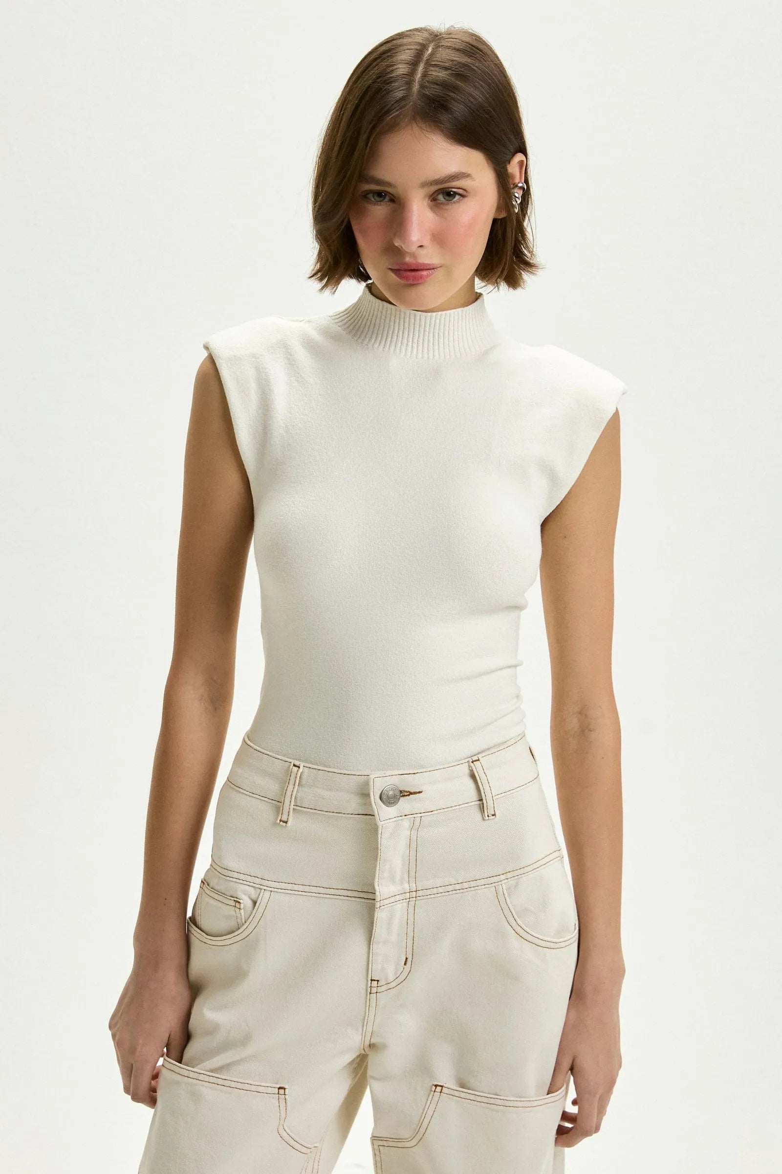Blusa Vera Off Leblog