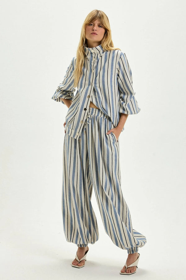 Pantalon Glaucia Rayas Leblog