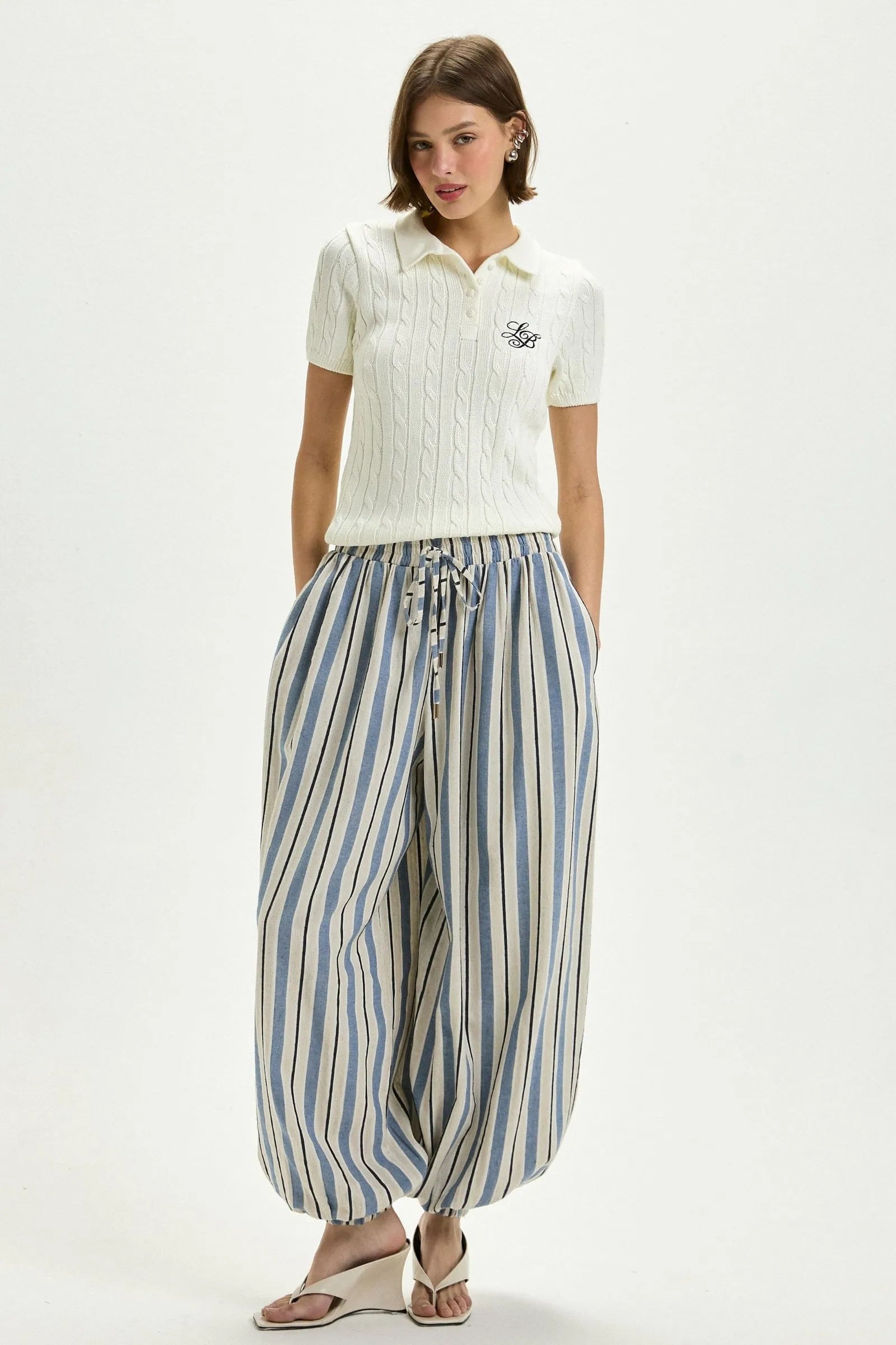 Pantalon Glaucia Rayas Leblog