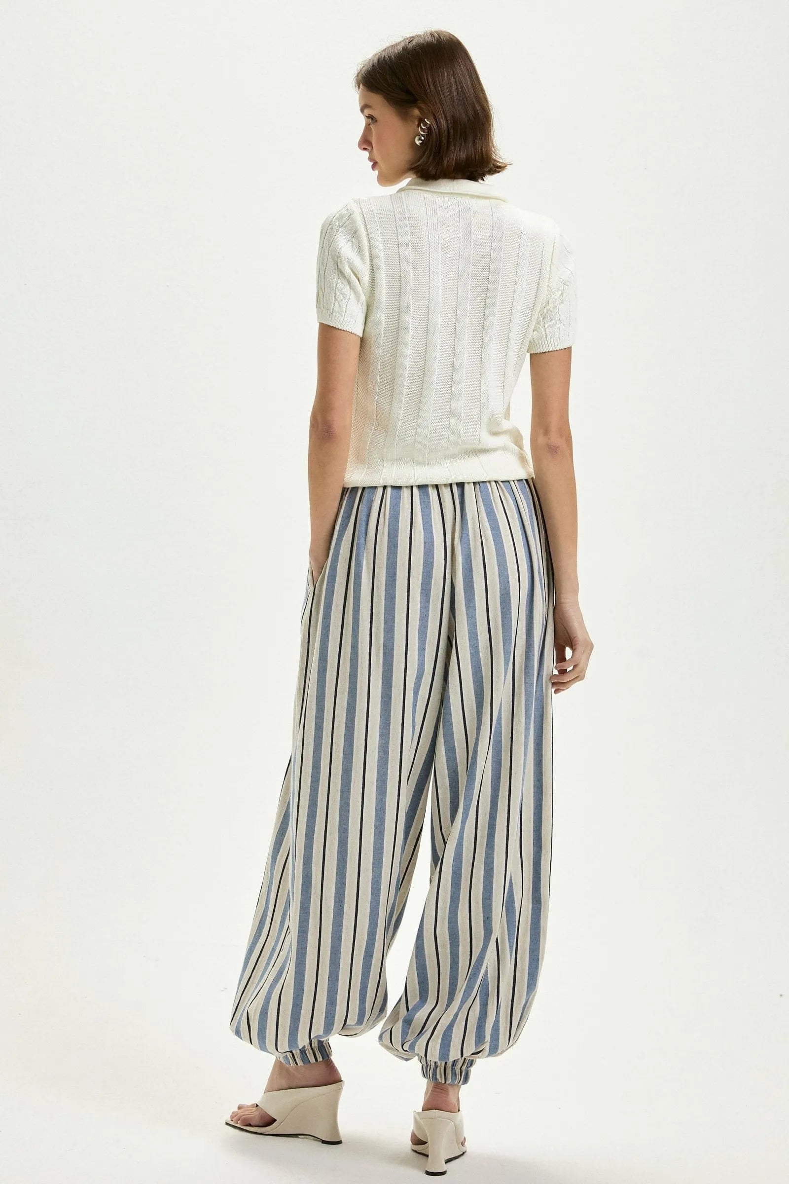 Pantalon Glaucia Rayas Leblog