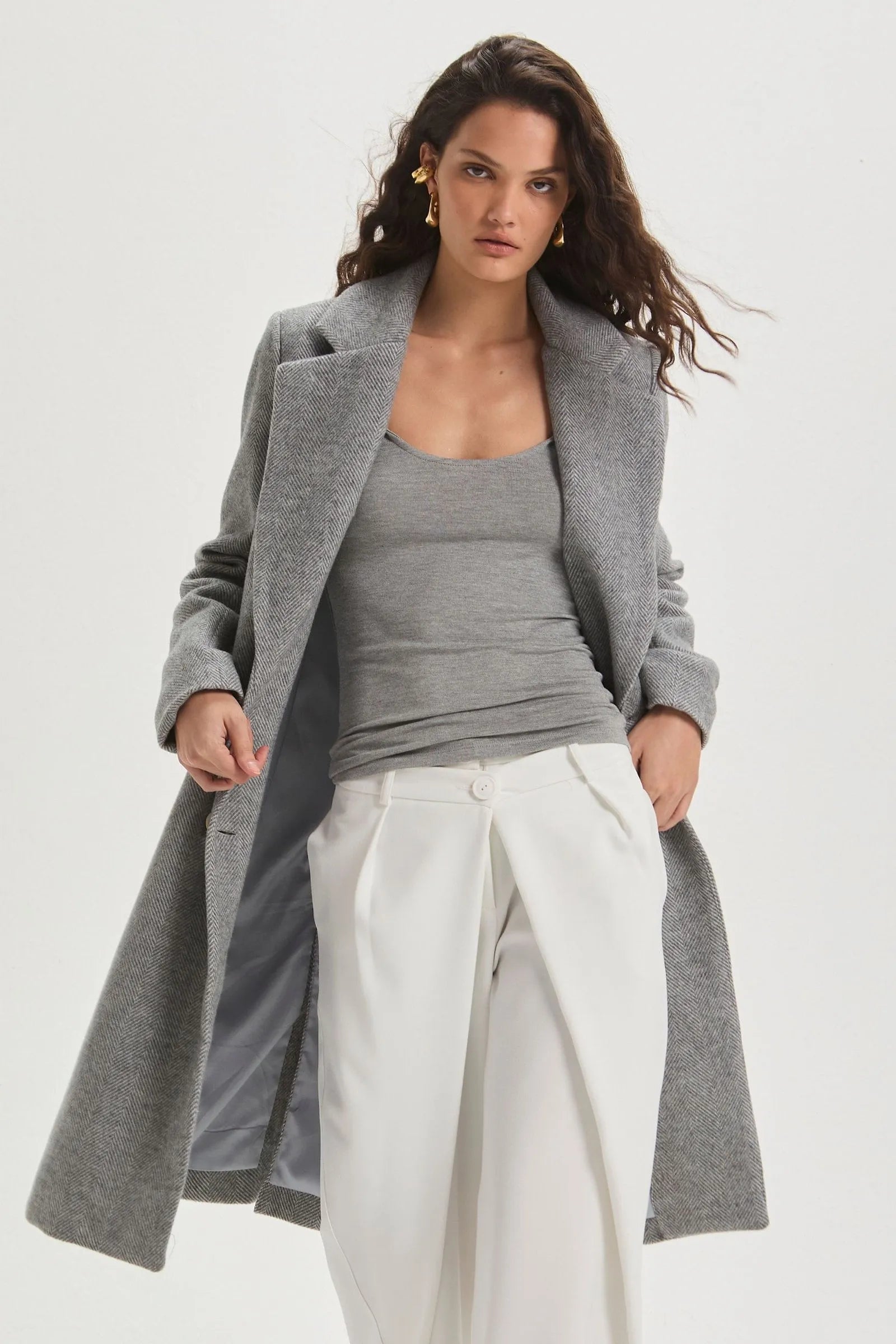 Blusa Mari 2x1 Gris Leblog