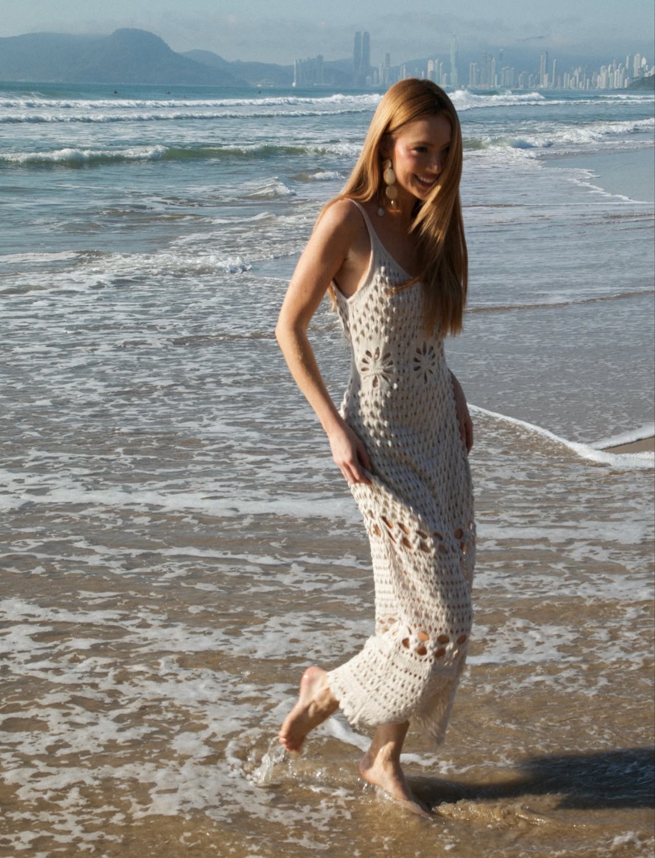Vestido Vicky Beige Rock Lola